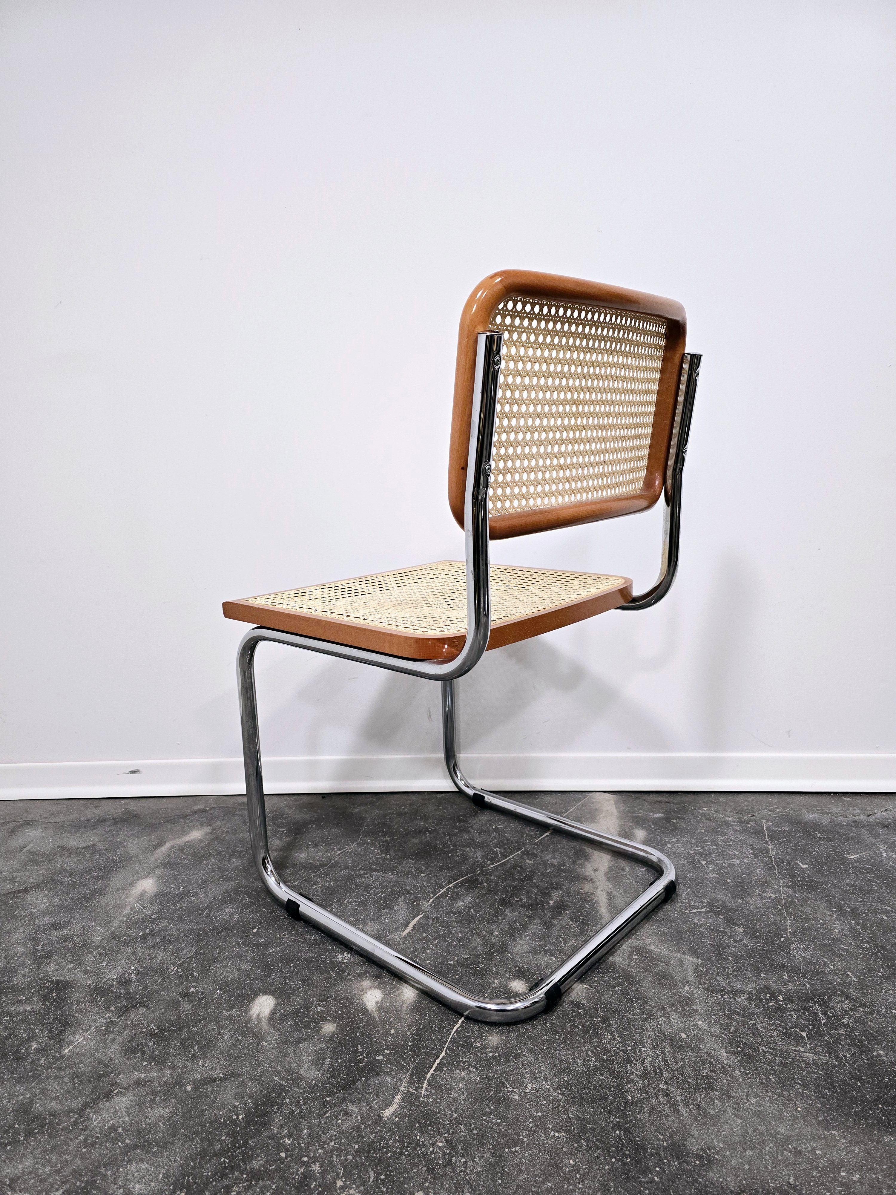 Late 20th Century Cesca Chair by Marcel Breuer, 1990s For Sale