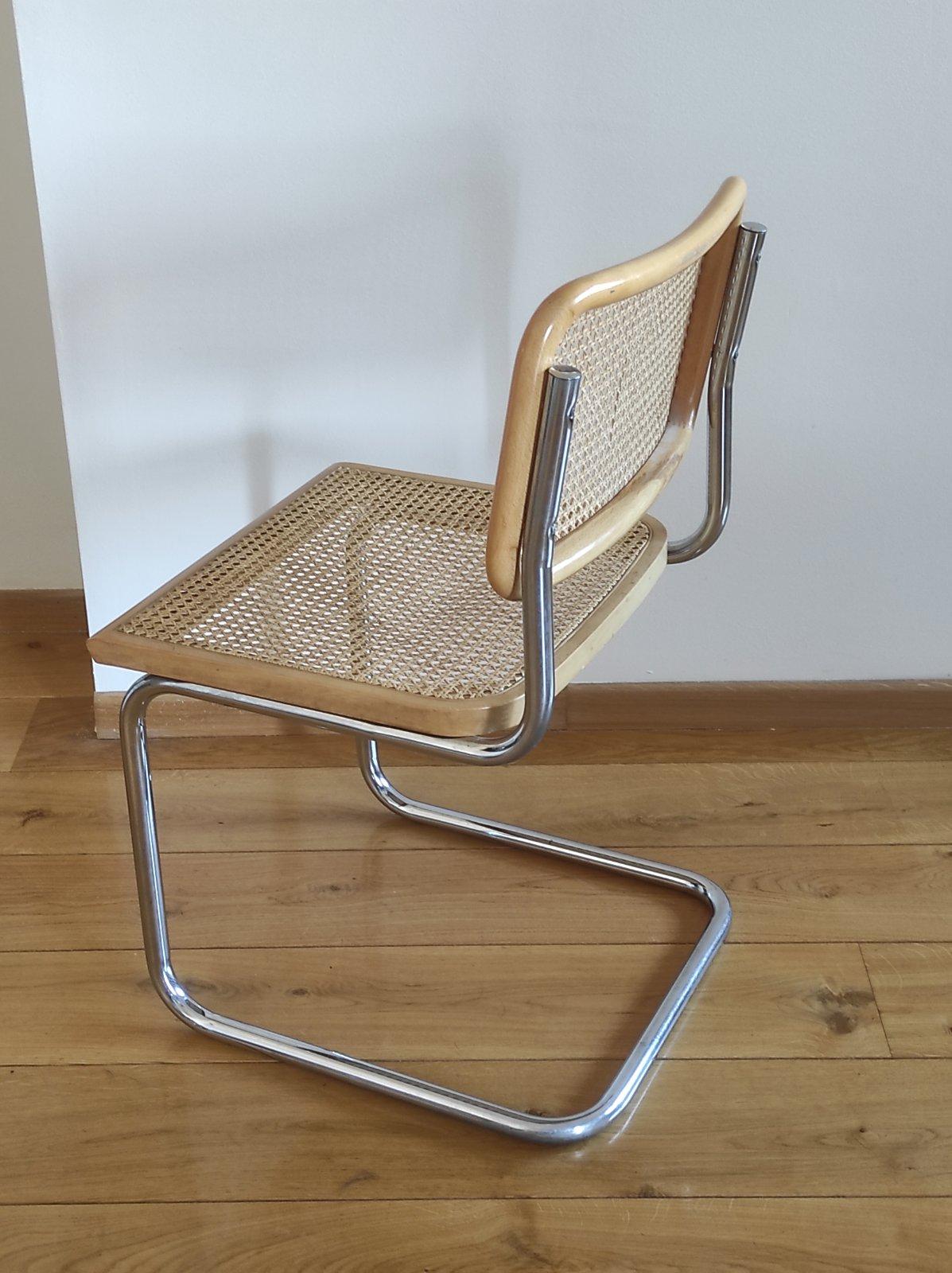 Cesca Stuhl von Marcel Breuer Italien 1970er Jahre