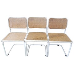 Cesca Chair by Marcel Breuer Set of Three, 1970s