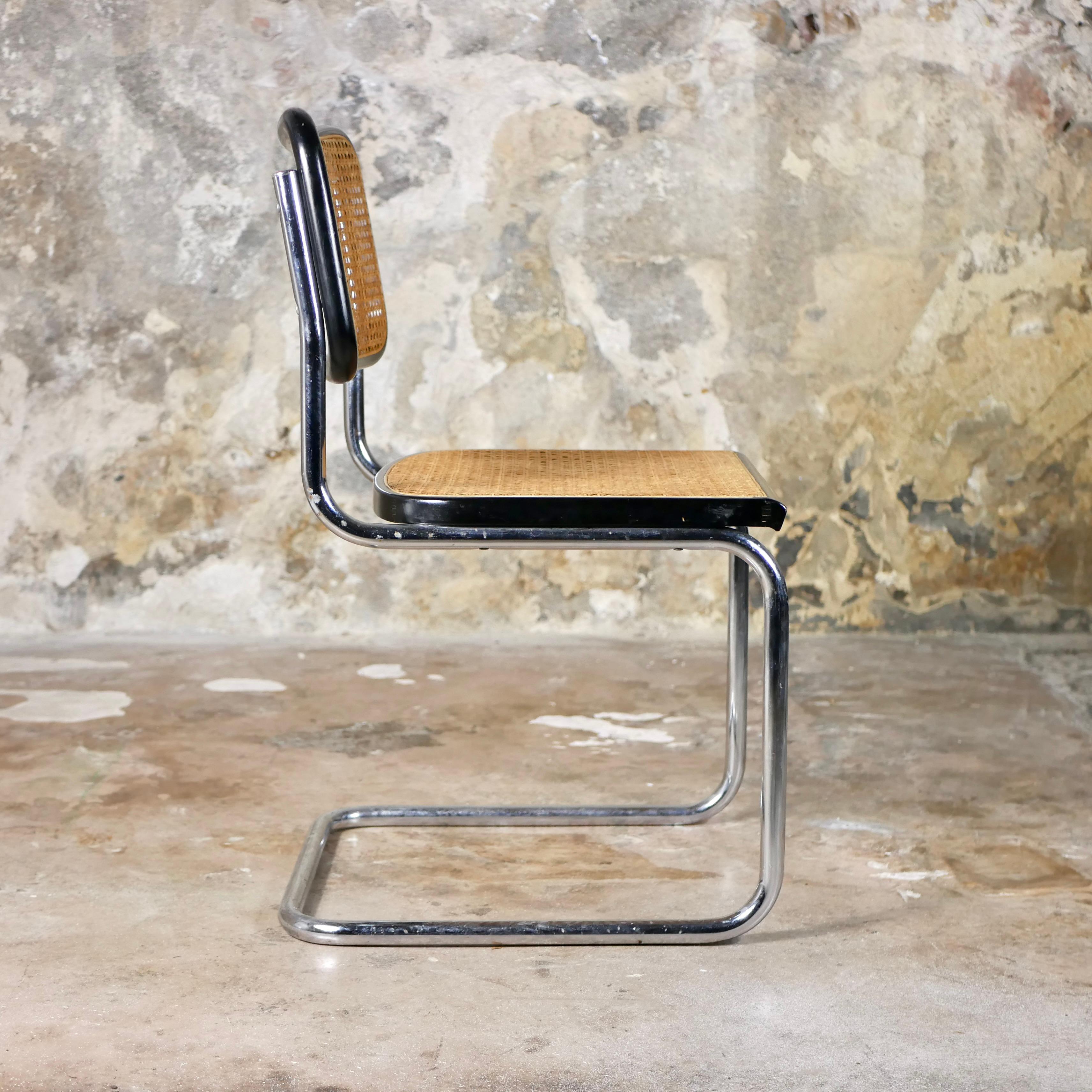 Cesca chair designed by Marcel Breuer, made in Italy, 1970 In Good Condition In Lyon, FR