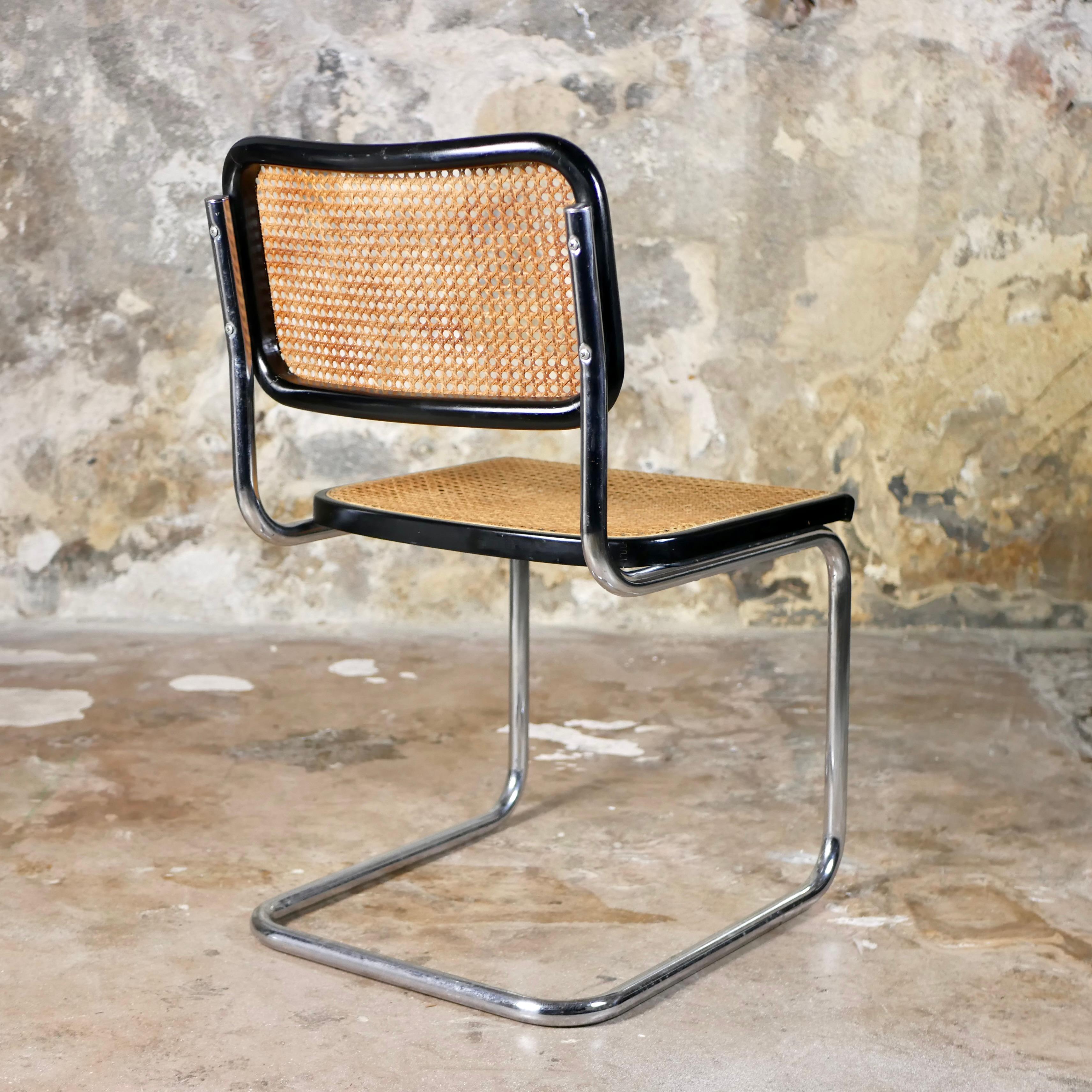 Late 20th Century Cesca chair designed by Marcel Breuer, made in Italy, 1970