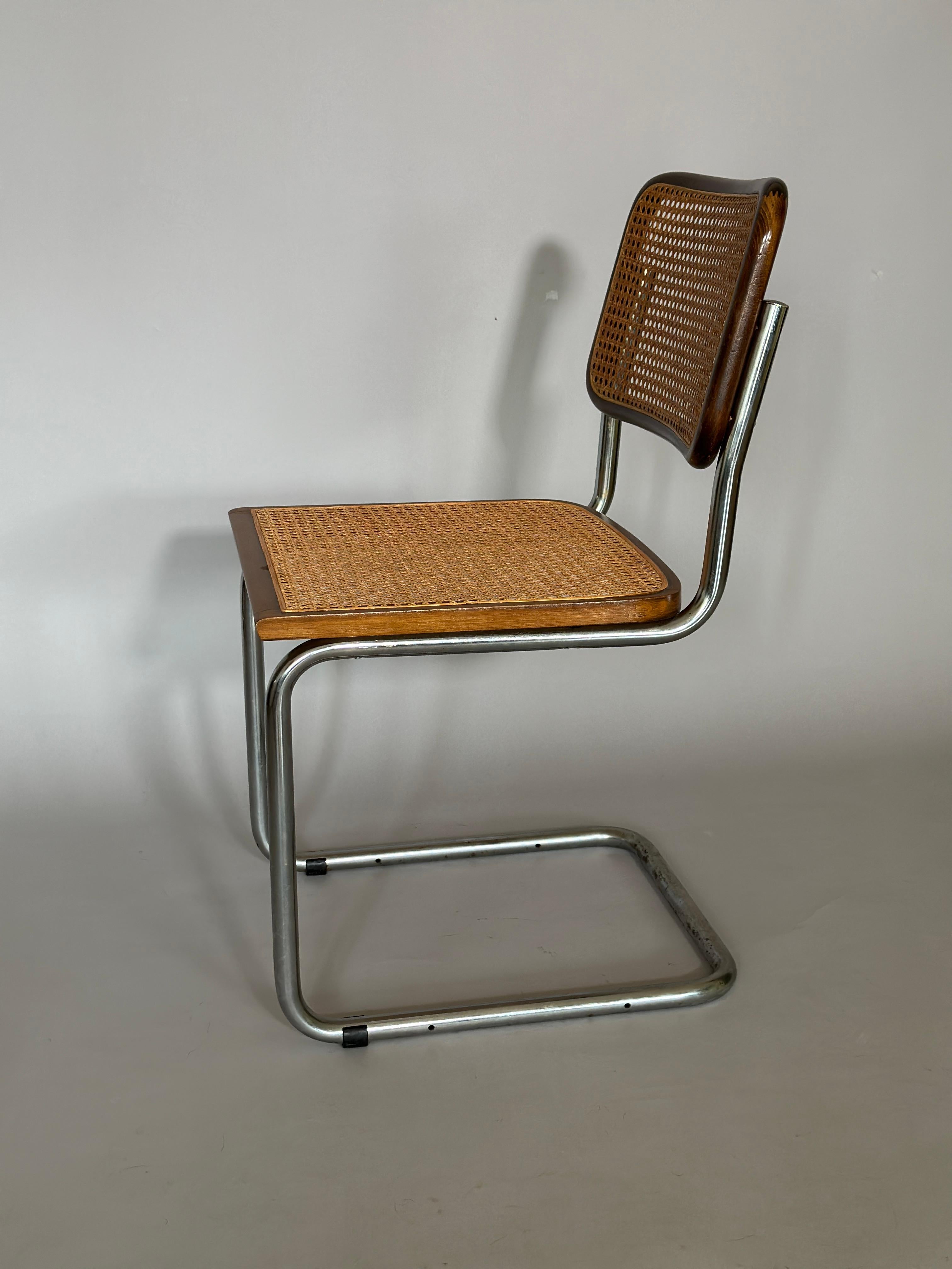 Mid-Century Modern Cesca Chair Made in Italy, 1980s