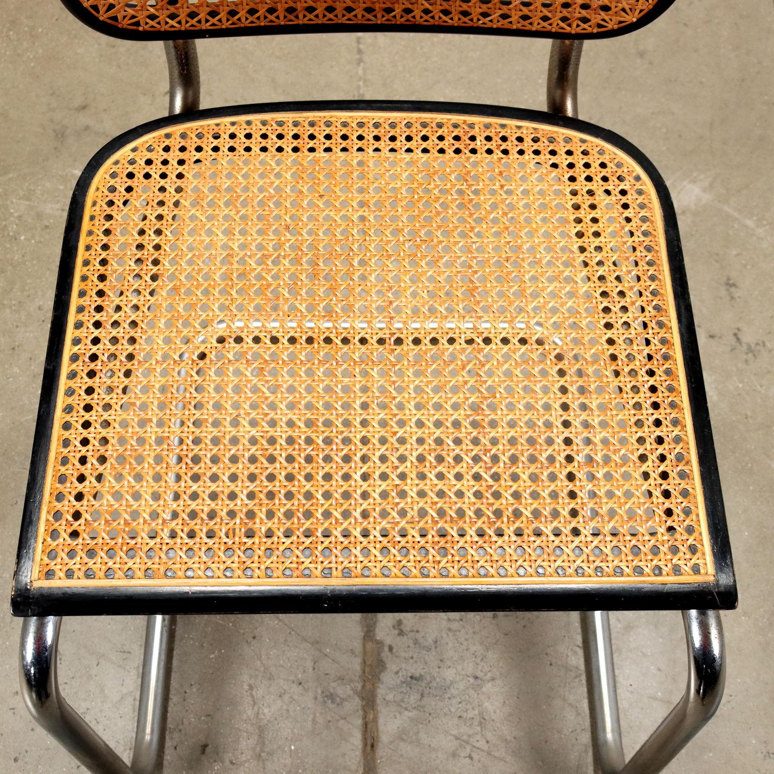 Cesca Chairs Gavina Vienna Straw Italy 1960s-1970s In Good Condition For Sale In Milano, IT
