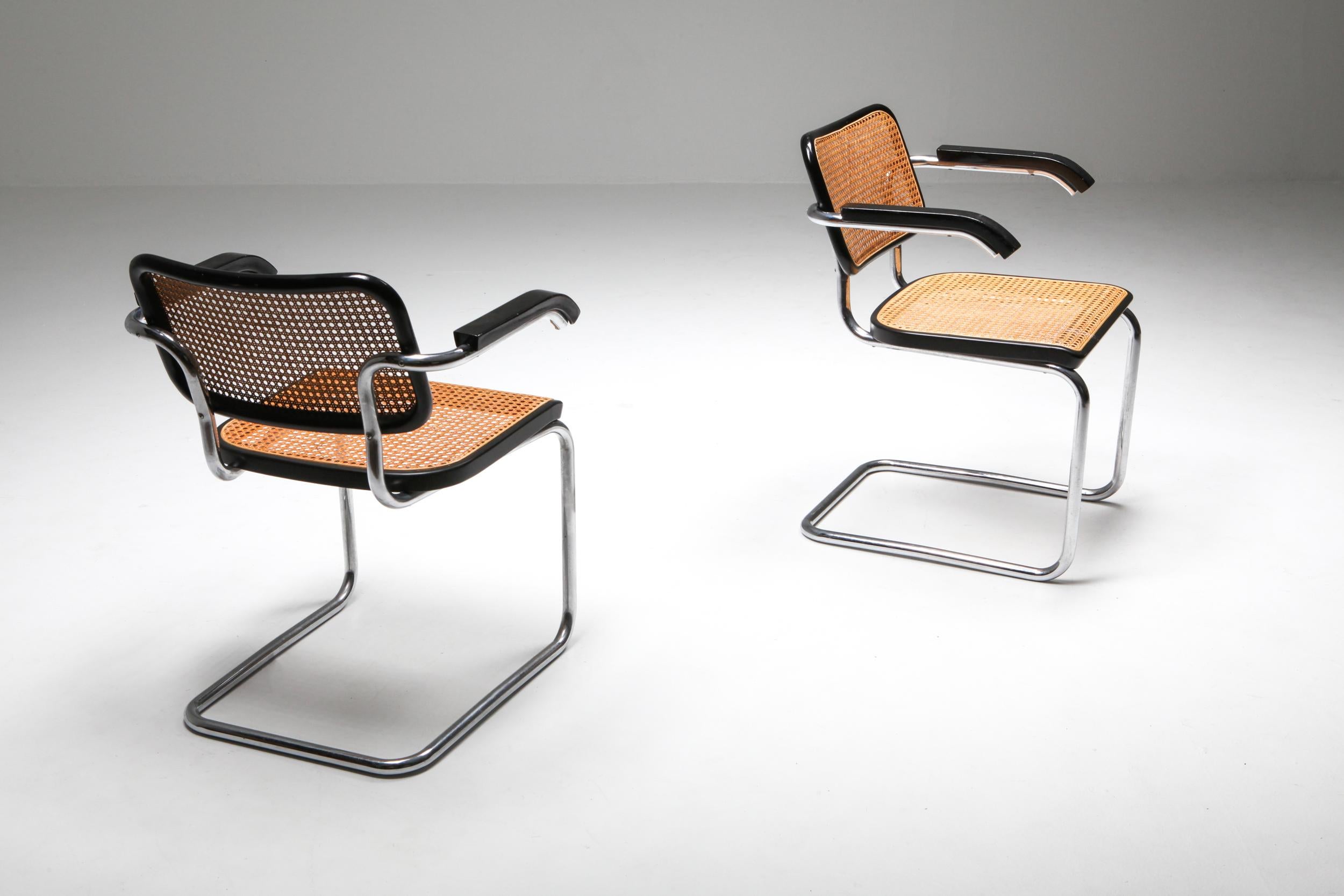 Cesca Dining Chairs 'B64' Marcel Breuer for Thonet 6