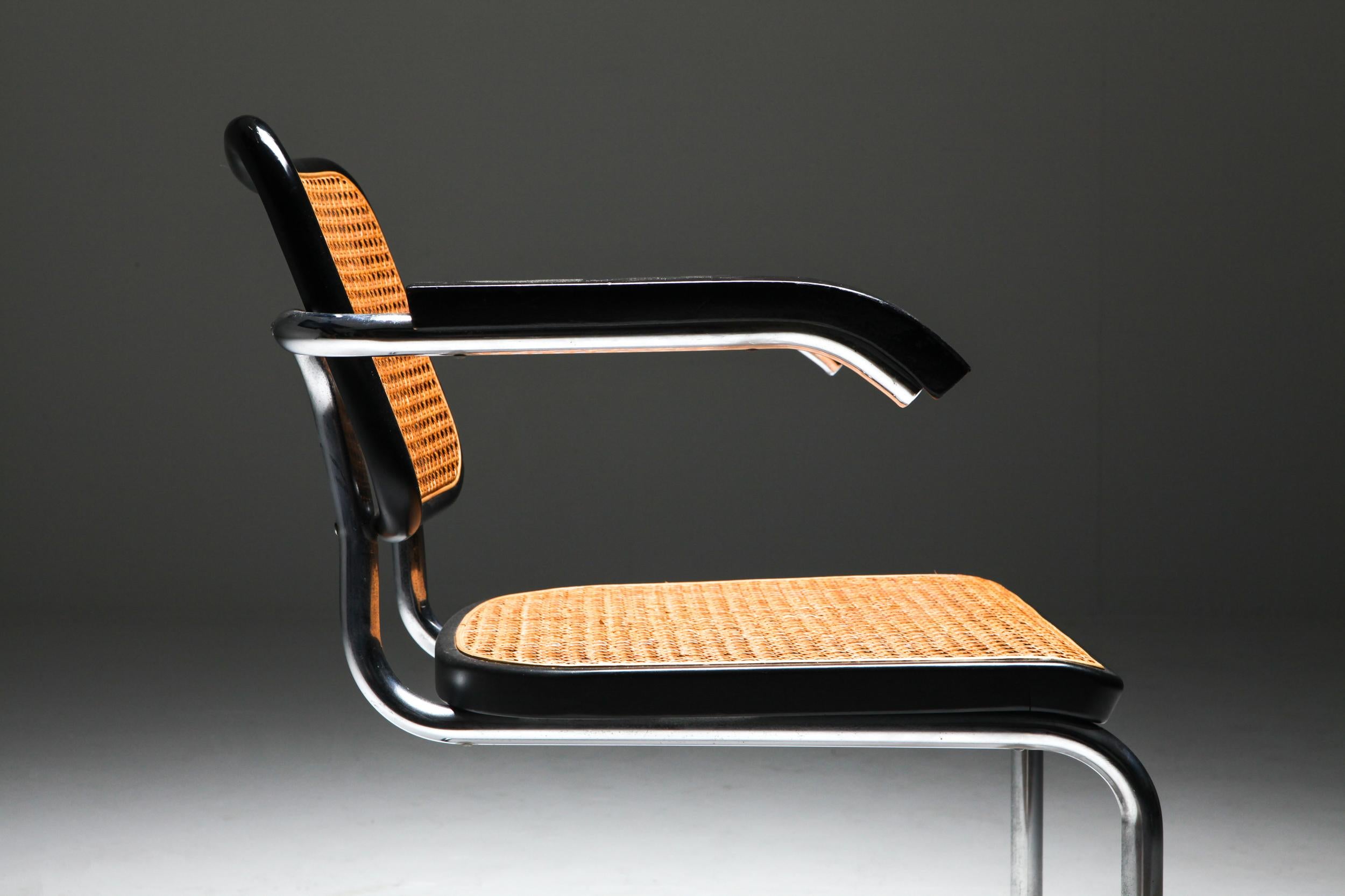 Cesca Dining Chairs 'B64' Marcel Breuer for Thonet 8