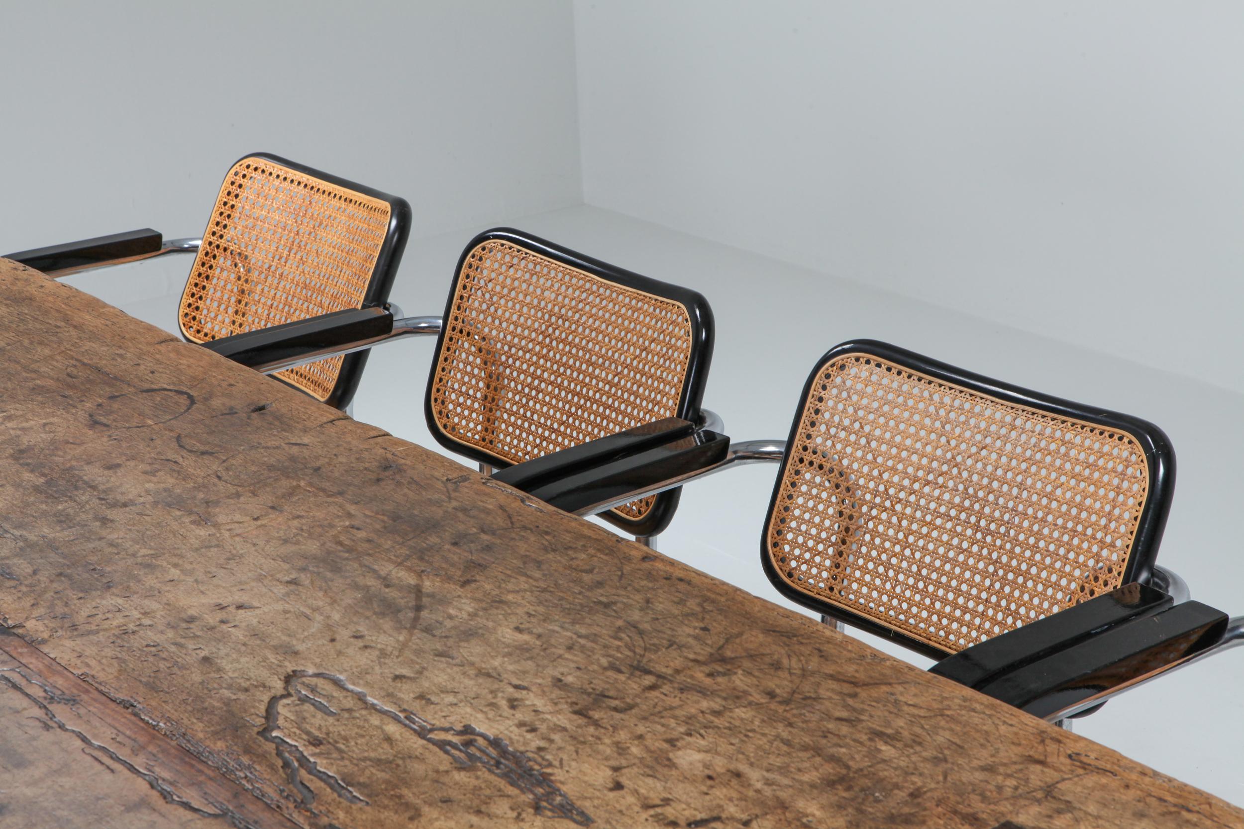 Cesca Esszimmerstühle 'B64' Marcel Breuer für Thonet 11