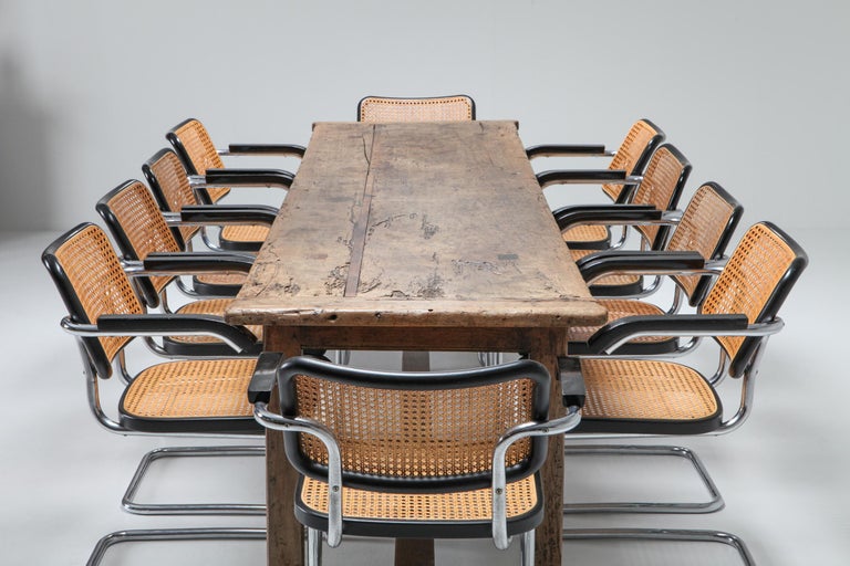 Cesca Dining Chairs B64 Marcel Breuer For Thonet For Sale At 1stdibs