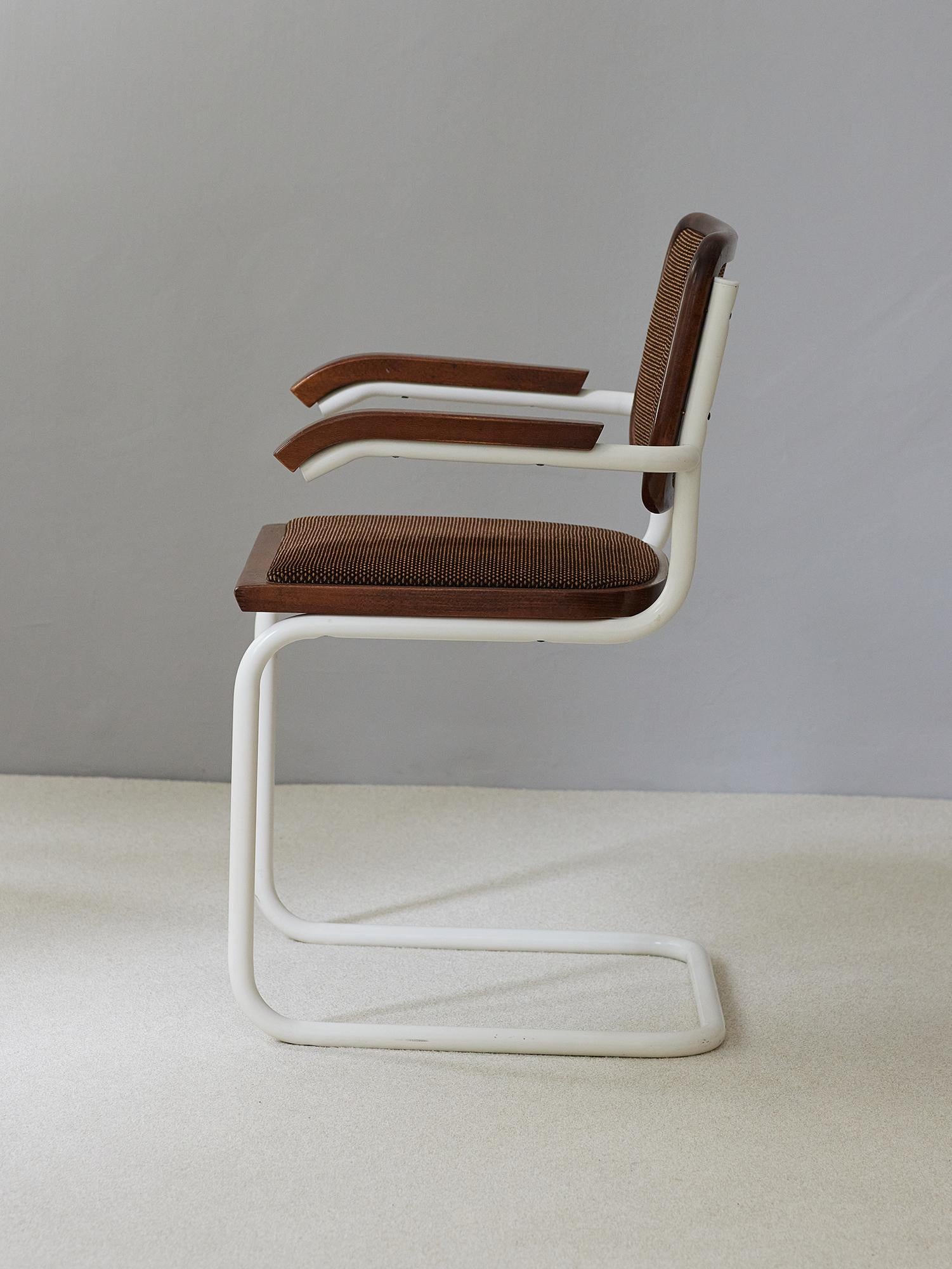 Bauhaus  Cesca Style Armchair after Marcel Breuer 1990s  Italy For Sale