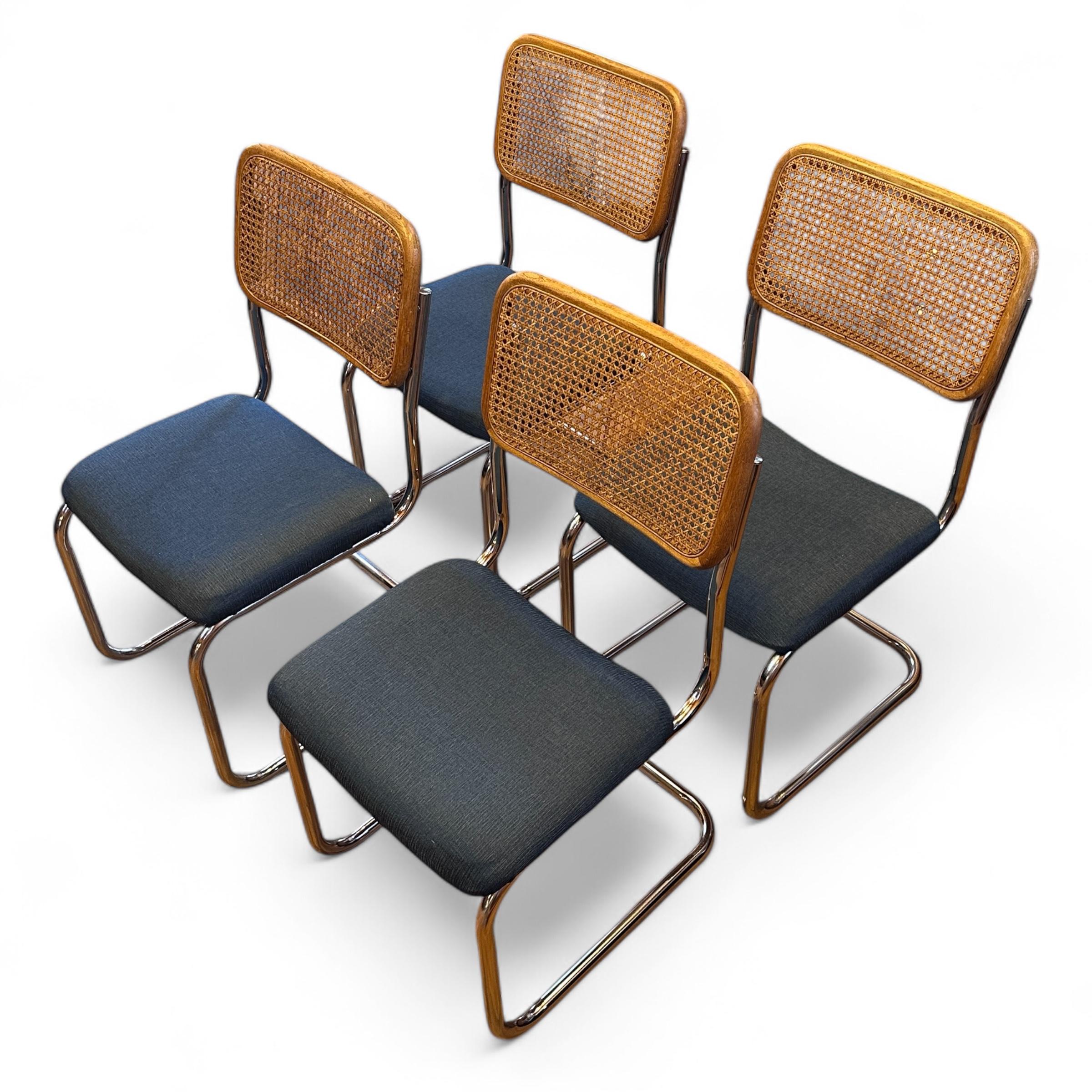 Mid-Century Modern Cesca Style Dining Chair Set