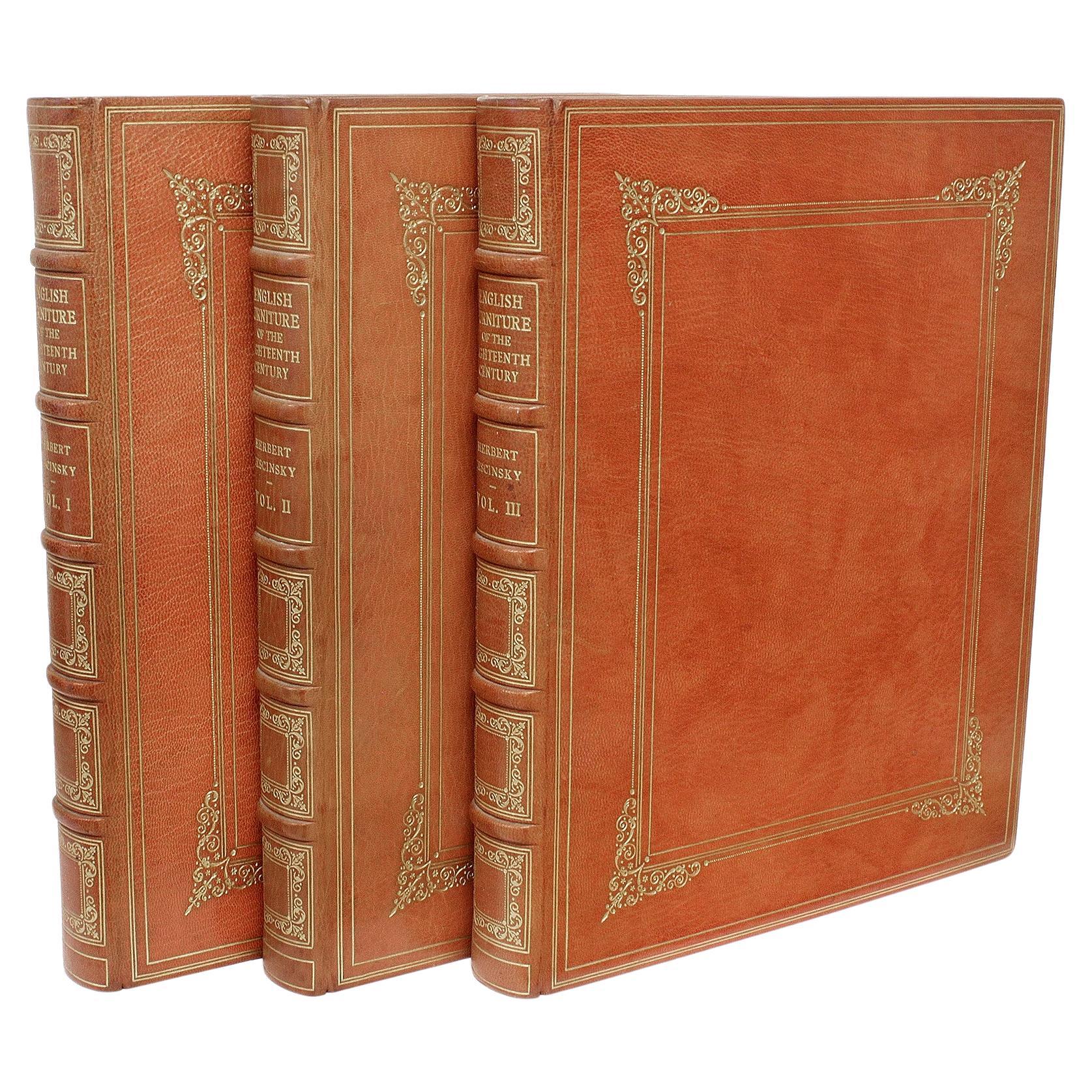 CESCINSKY. Meubles anglais du XVIIIe siècle. 3 vols. PREMIÈRE ÉDITION. en vente