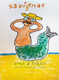 «C'est a Frejus» - Cartel original de Raymond Savignac, 1996