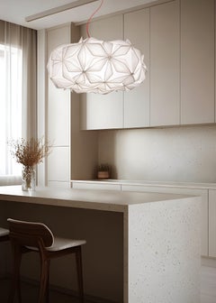 C'est La Vie SUSPENSION small WHITE BY ADRIANO RACHELE - RED WIRE