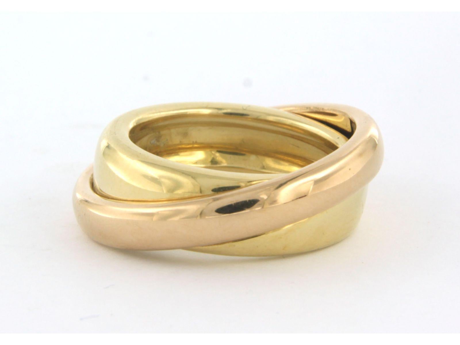 Women's C'est Laudier - 18k rose and yellow gold ring For Sale