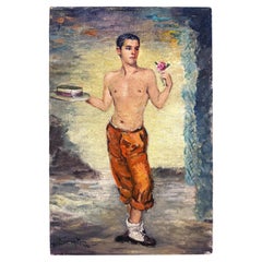 "C'est Moi", The Artist on Stage by Society Portraitist Channing Weir Hare, 1942