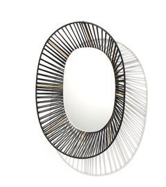 Specchio ovale Cesta di Pauline Deltour