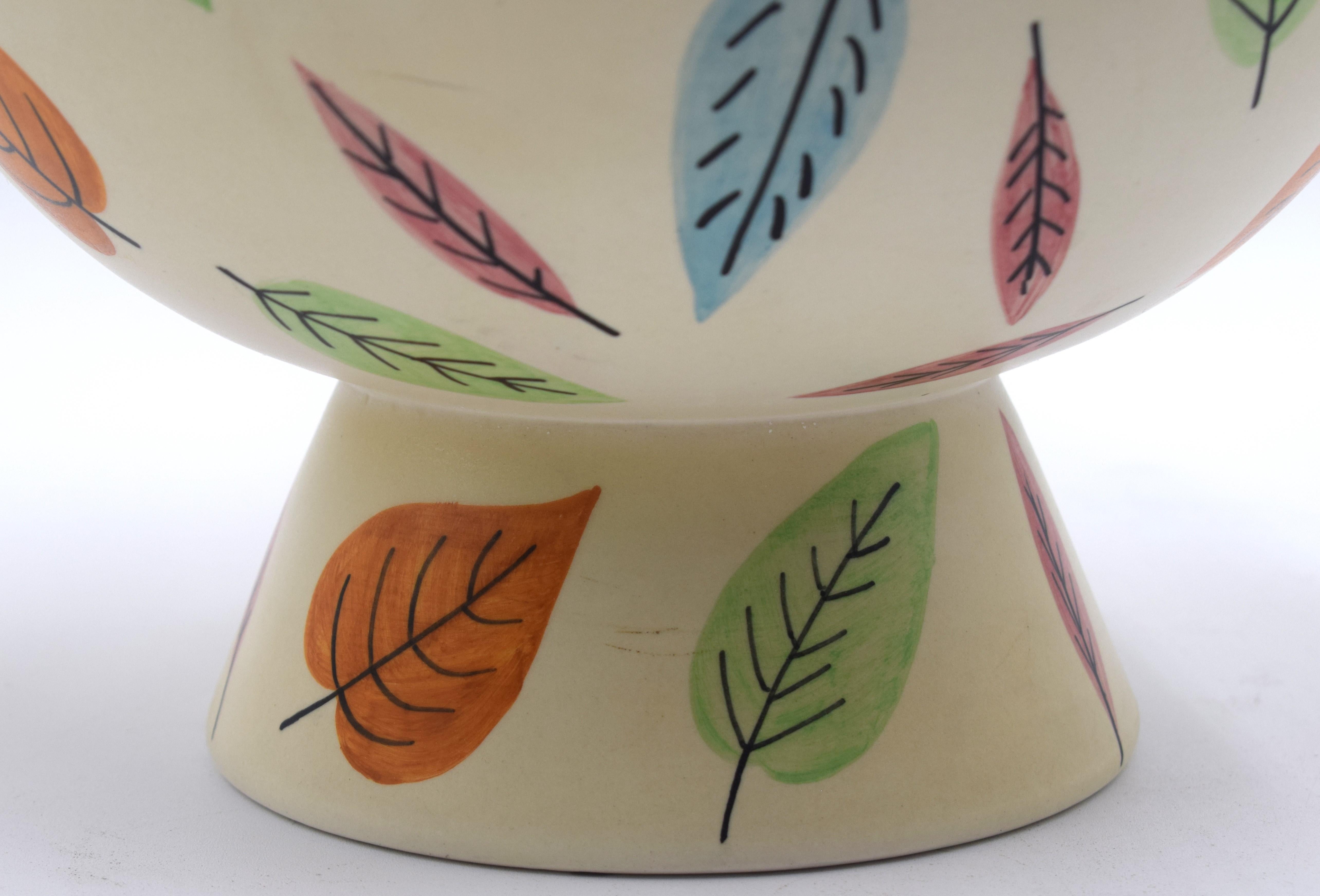 Cestino in ceramica Lenci, Italia, anni '30 circa. In condizioni buone in vendita a Palermo, PA