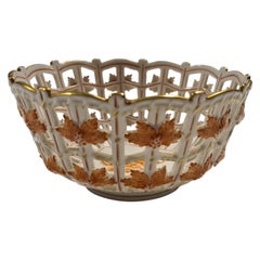 Panier en porcelaine de Herend Hongrie