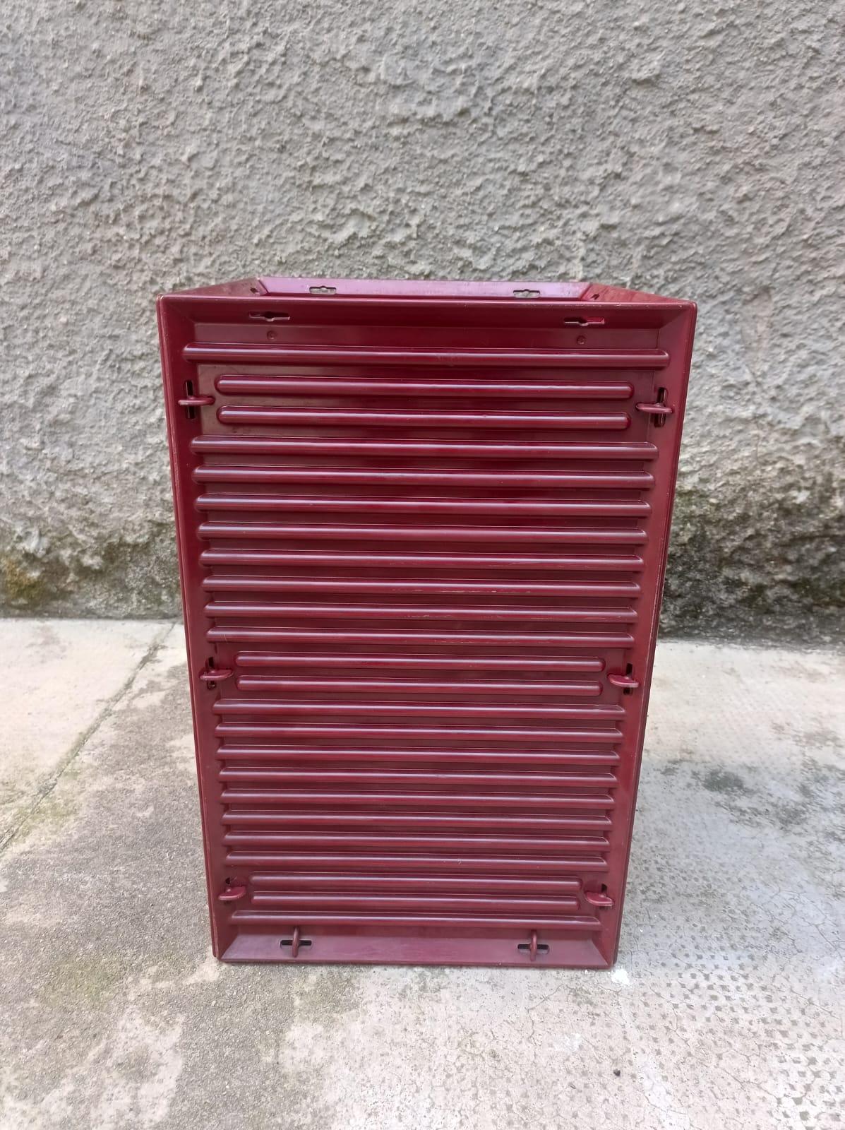 Basket/umbrella stand - Synthesis line - E.Sottsass for Olivetti - Italy - '70s For Sale 1