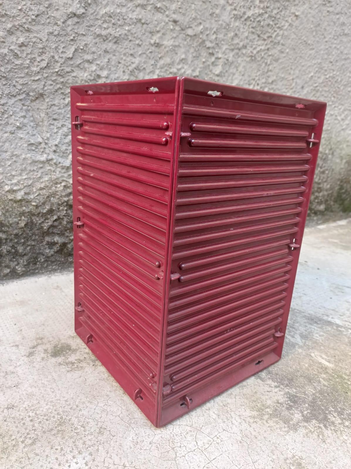 Basket/umbrella stand - Synthesis line - E.Sottsass for Olivetti - Italy - '70s For Sale 2