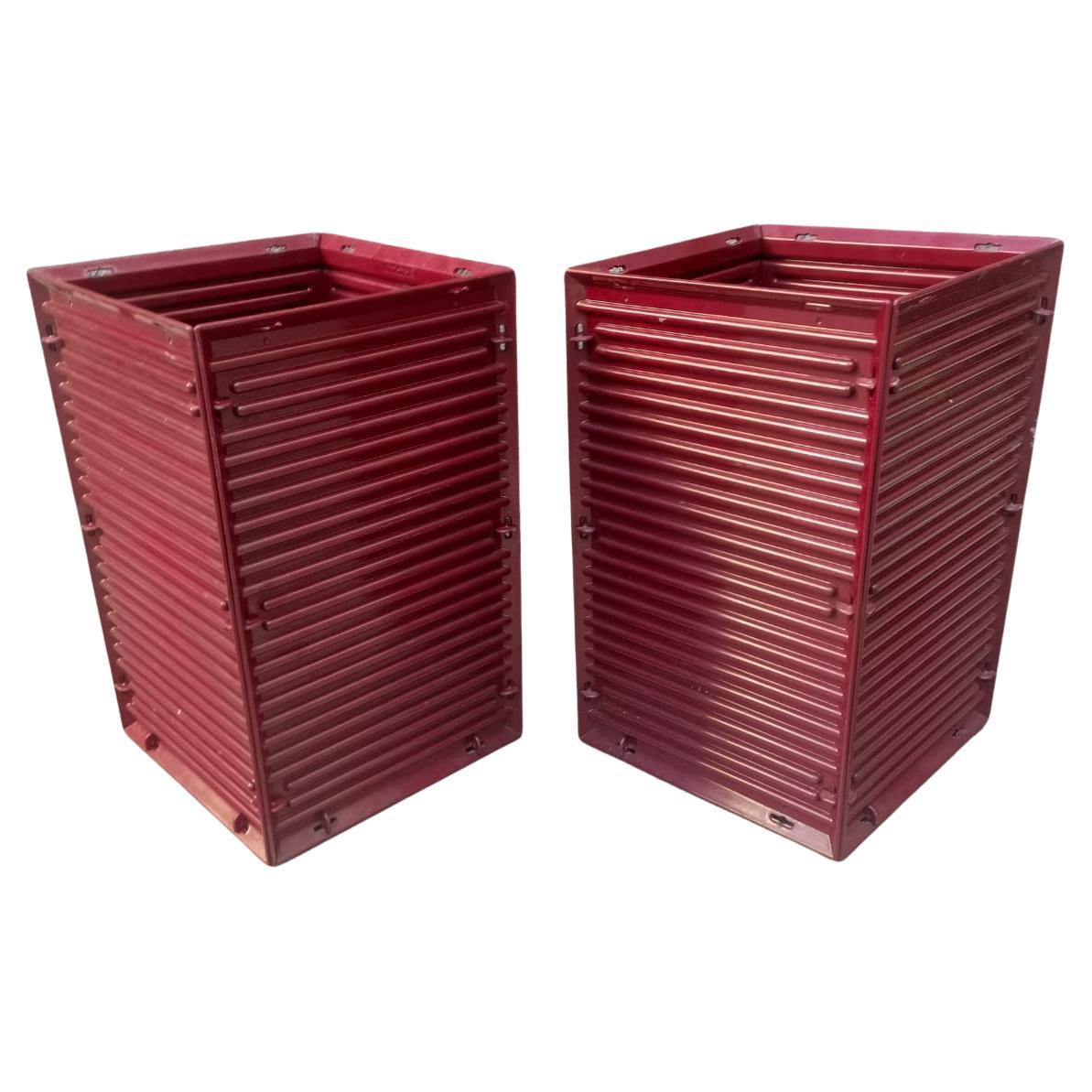 Basket/umbrella stand - Synthesis line - E.Sottsass for Olivetti - Italy - '70s For Sale
