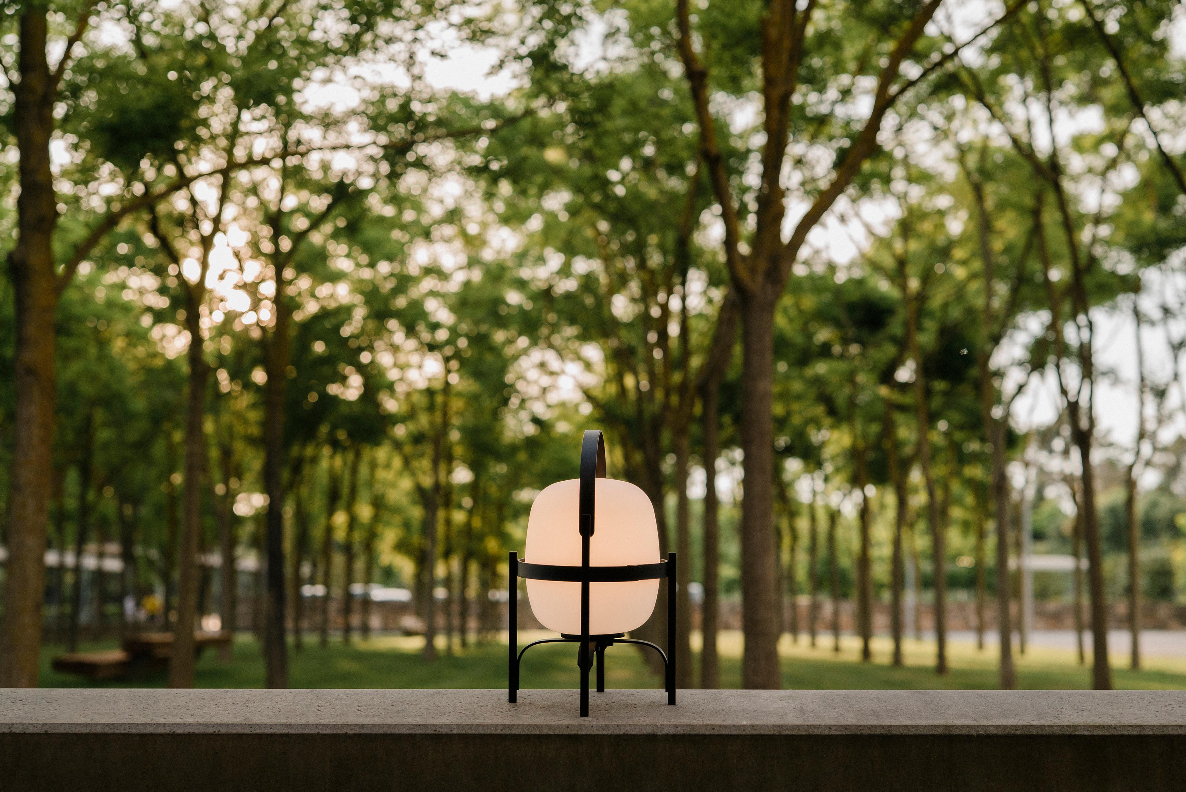 Cestita Alubat Table Lamp by Miguel Milá For Sale 7