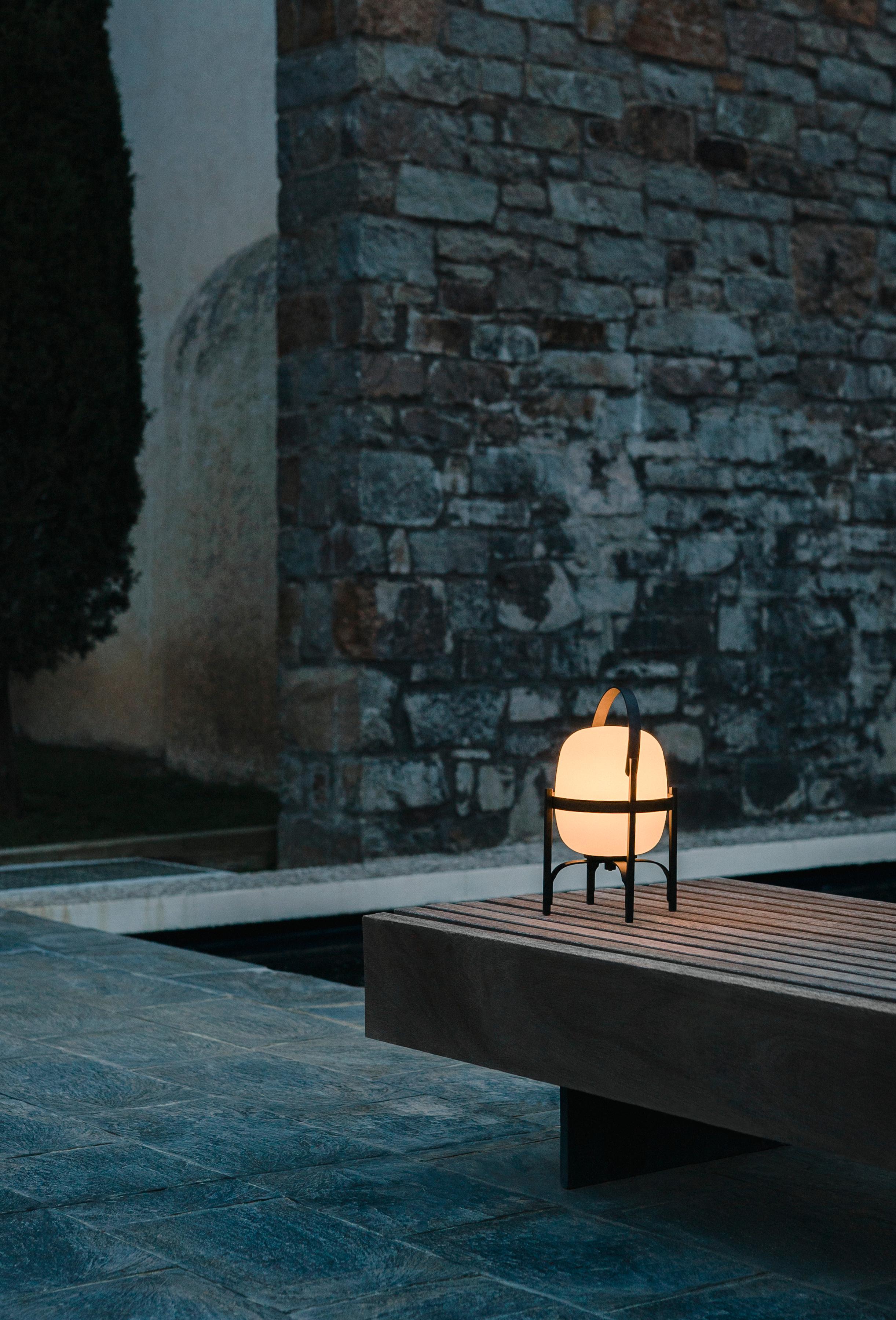 Cestita Alubat Table Lamp by Miguel Milá For Sale 1