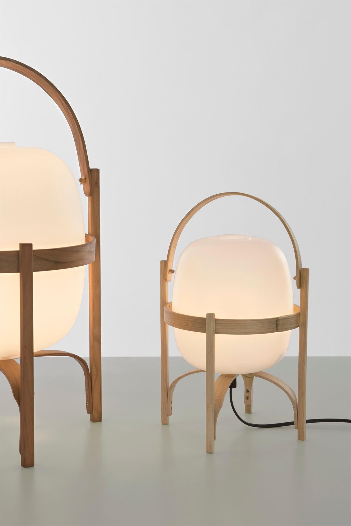 Contemporary Cestita Table Lamp by Miguel Milá