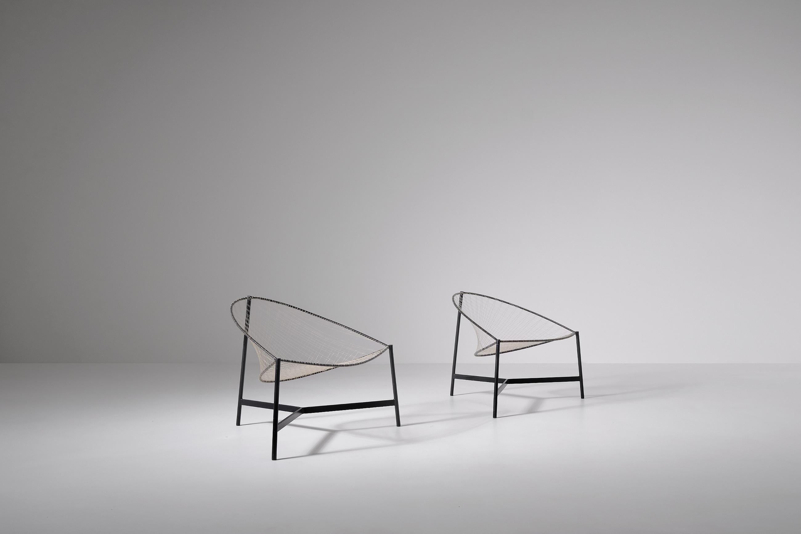 Italian ‘Cesto’ Chairs by Grassi, Conti and Forlani for Emilio Paoli, Italy Ca. 1959