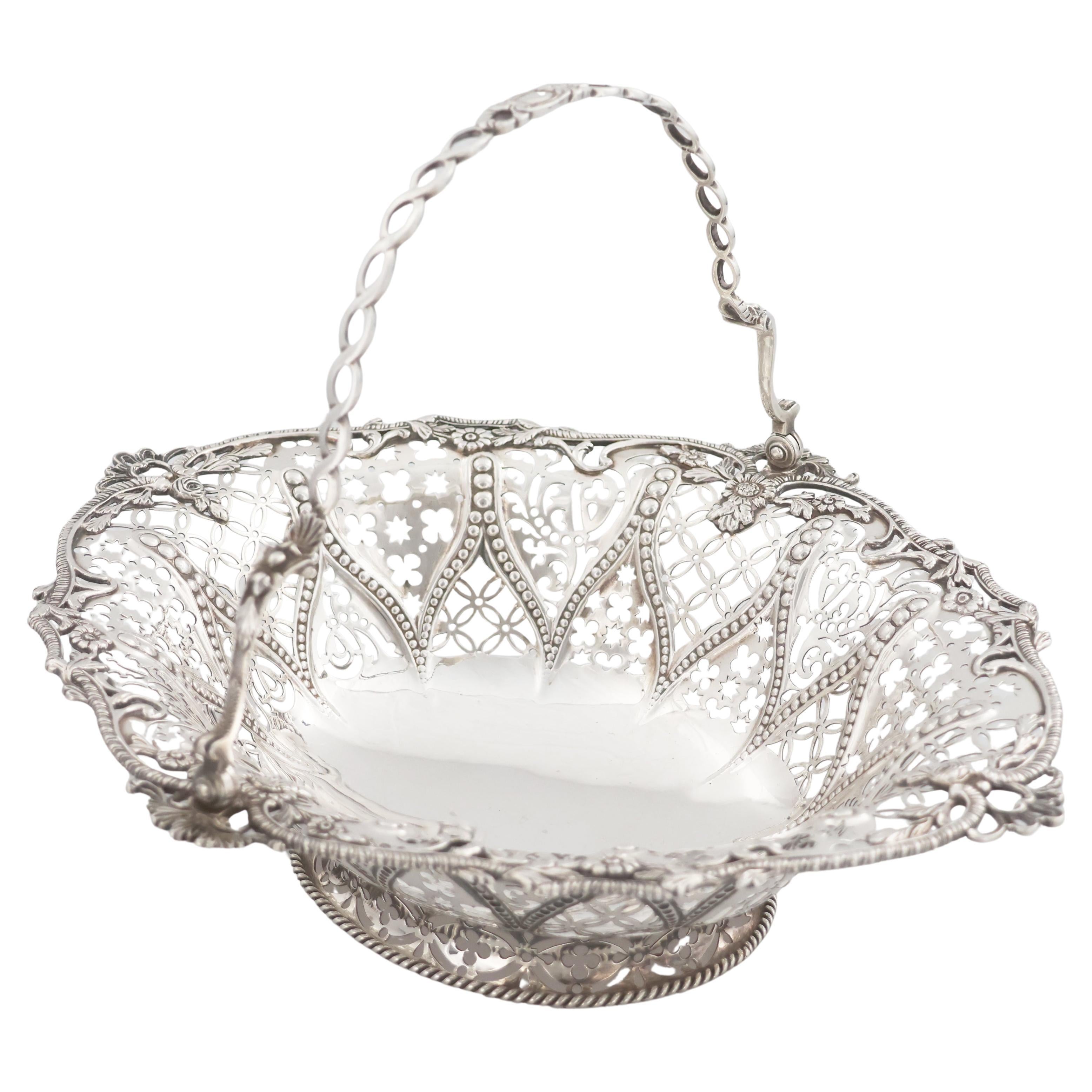 Cesto in argento sterling Regina Vittoria, James Aldridge, Londra, 1853