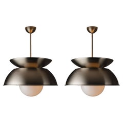 'Cetra' Ceiling Lights by Vico Magistretti for Artemide