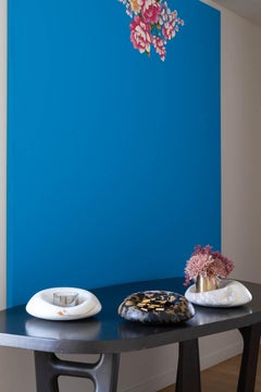 Blumenvase und Kerzenständer aus Marmor von Cetus Paonazzo