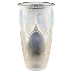 Ceylan an Opalescent Glass Vase by Rene Lalique 