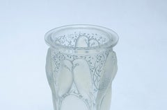 Ceylan Vase by René Lalique, Art Deco Glass, France, Circa 1920