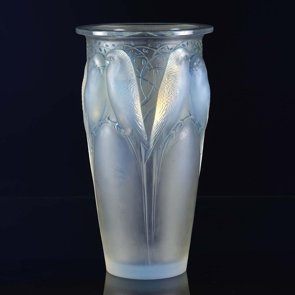 French Ceylan Vase by René Lalique