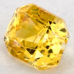 Ceylon 1.04ct Natural Yellow Sapphire Loose Gemstone, Heat Treated