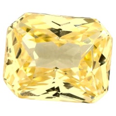 1.13ct Natural Yellow Sapphire Loose Gemstone, Heat Treated