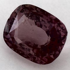 Gemma sfusa di zaffiro rosa di Ceylon da 3,48 carati, trattata termicamente