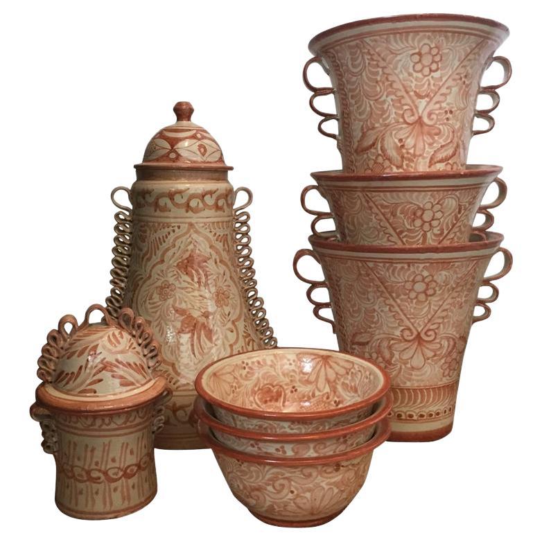 Sourced Spanish Ceramic Talavera Mexican Pottery For Sale