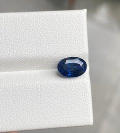 Ceylon Natural Royal Blue Sapphire, 2.10 Carat Unheated Gemstone