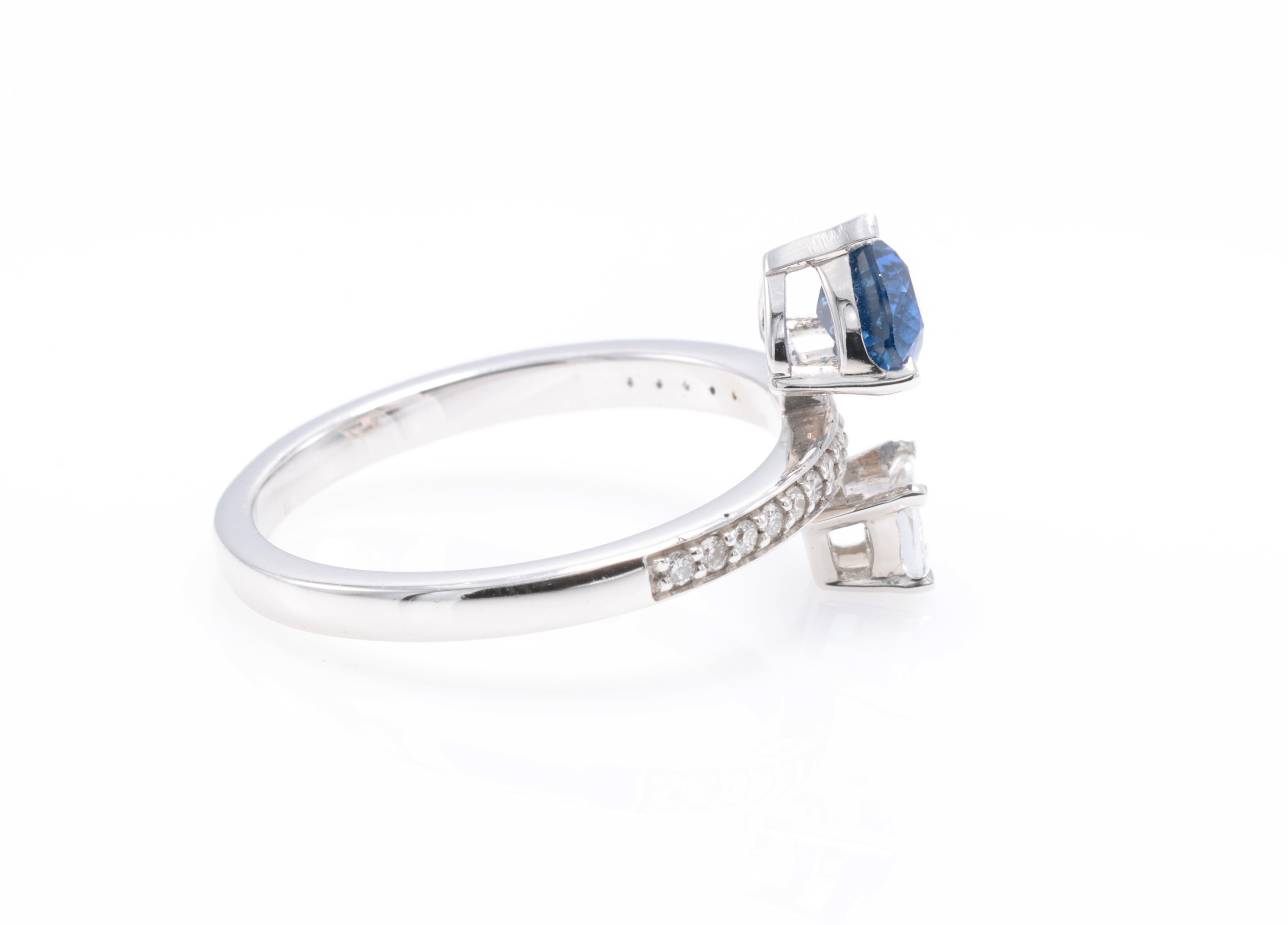 Ceylon Sapphire Ring For Sale 5