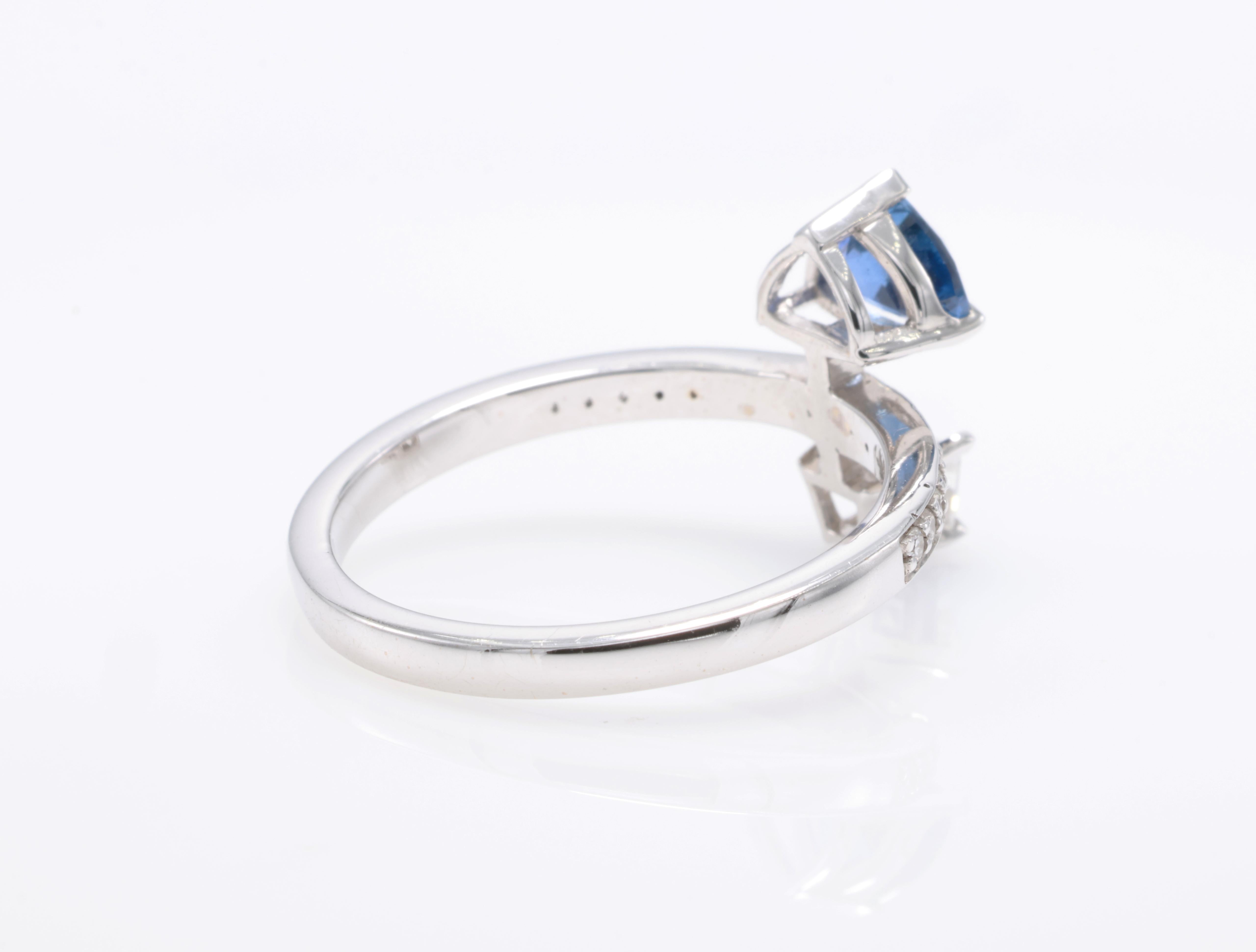 Ceylon Sapphire Ring In New Condition For Sale In บางรัก, TH