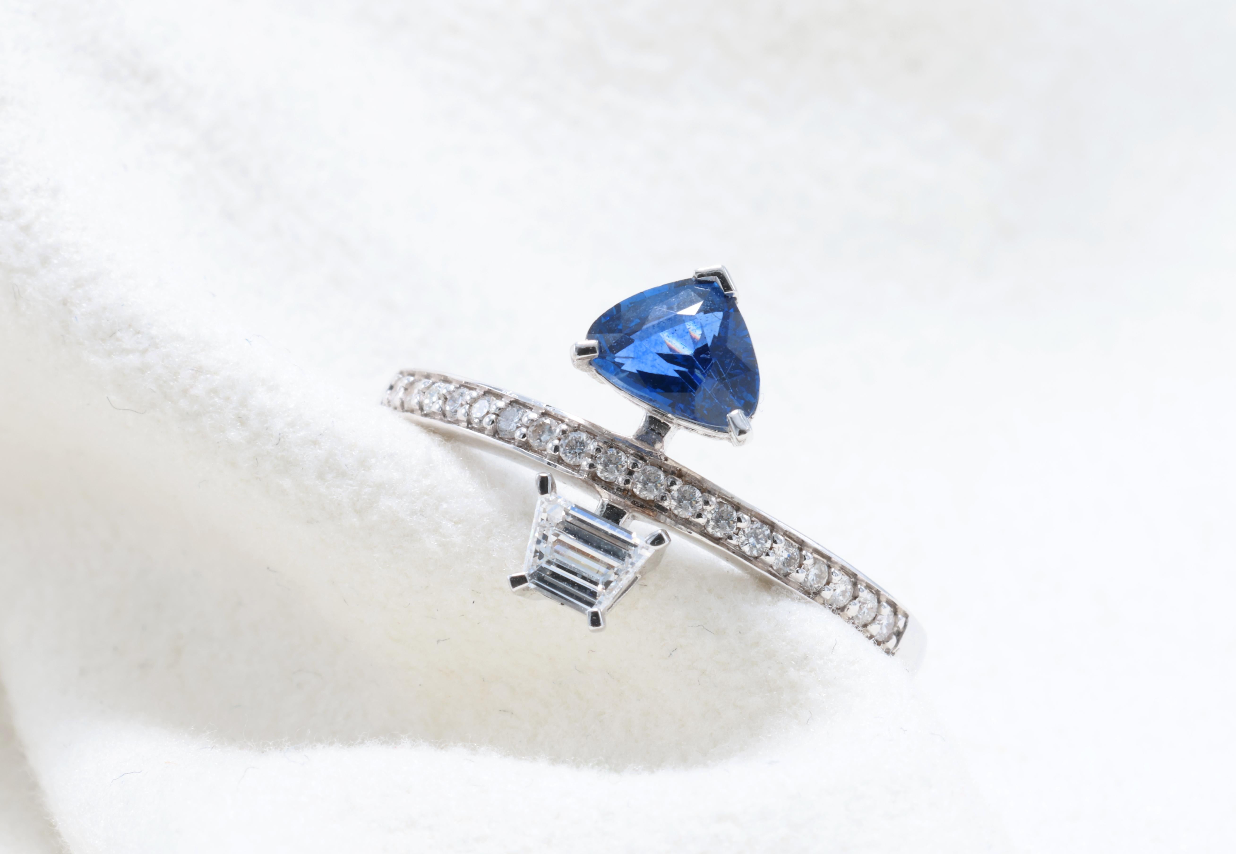 Ceylon Sapphire Ring For Sale 2
