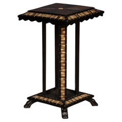 Ceylonese Inlaid Side Table c.1900