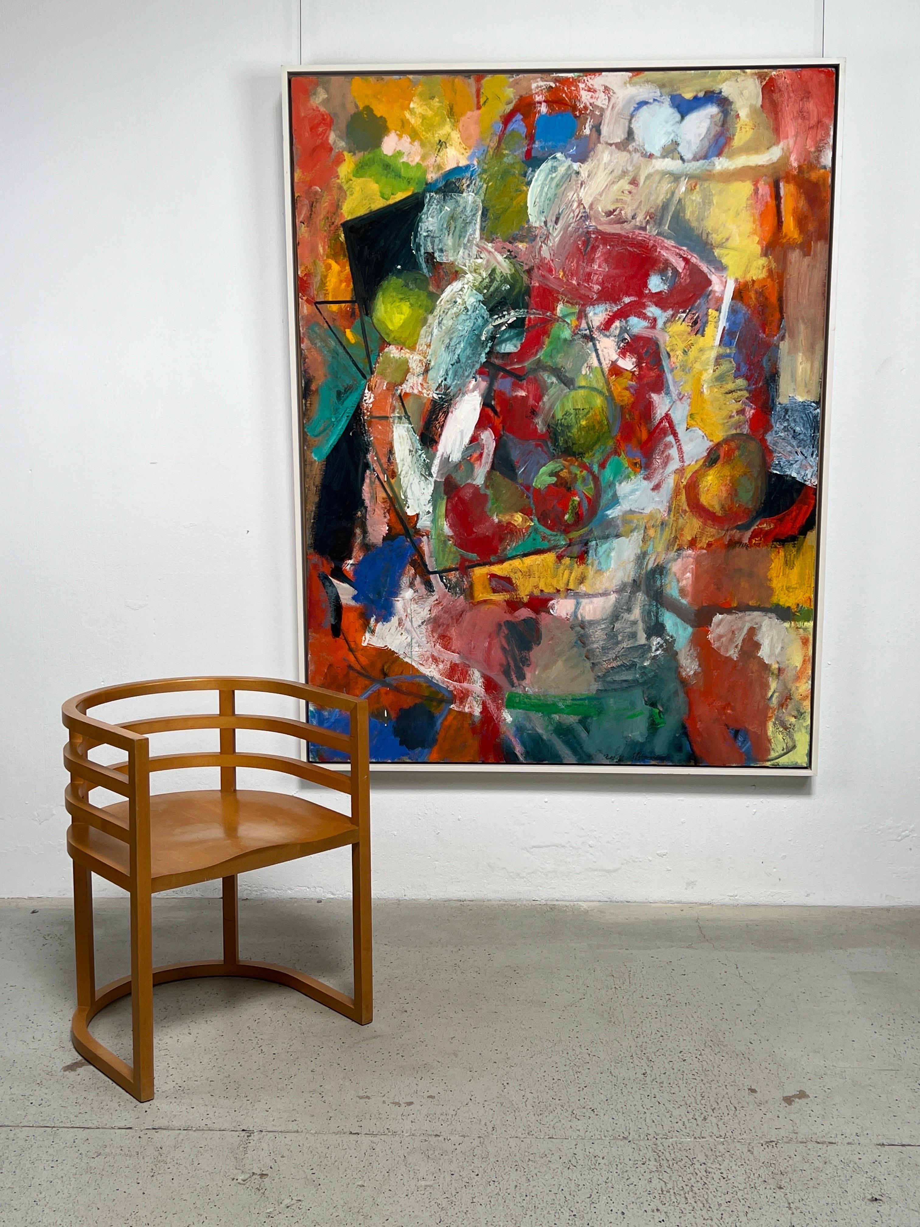 Paul Russotto (Amerikaner, 1941-2014) entwickelte seine künstlerische Perspektive in New York City während der Nachkriegszeit der abstrakten expressionistischen Malerei, die als New York School bekannt wurde. Ausgehend von seiner Kenntnis der