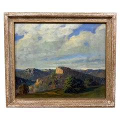 Geza Kende (1899–1952) California Landscape Oil Painting, Circa 1930
