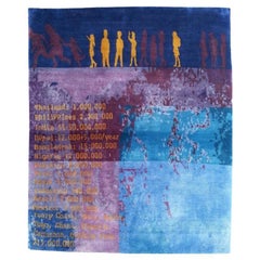 CF E3 Rug, 'Human Figures' by Caturegli Formica