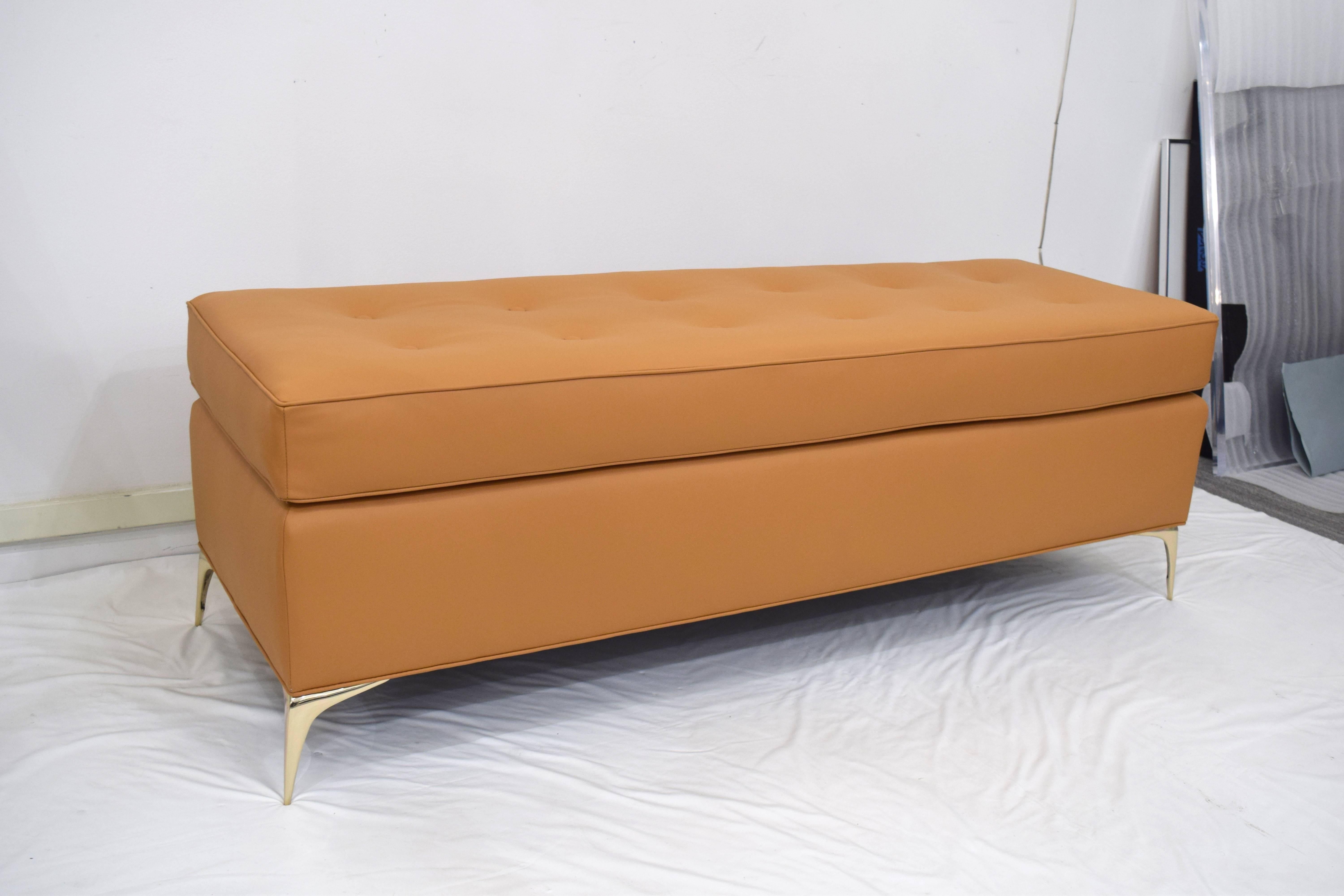 Contemporary Custom Imperial Stiletto Bench For Sale