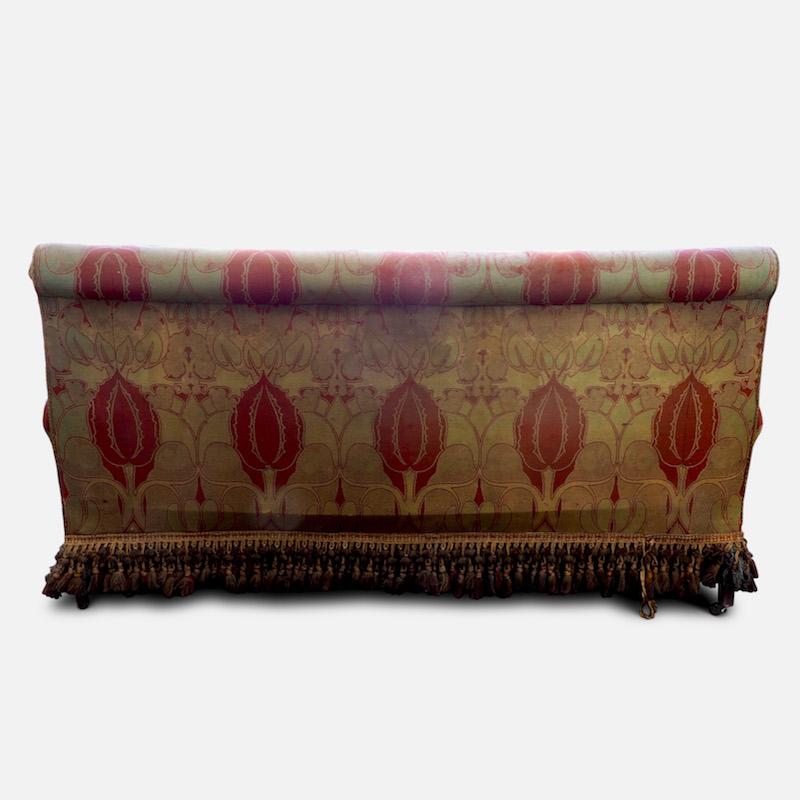 Late 19th Century C.F.A. Voysey Arts & Crafts Upholstered Sofa, circa 1900