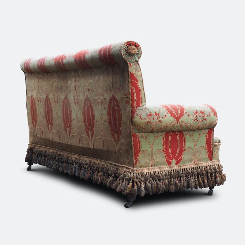 C.F.A. Voysey Arts & Crafts Upholstered Sofa, circa 1900 4