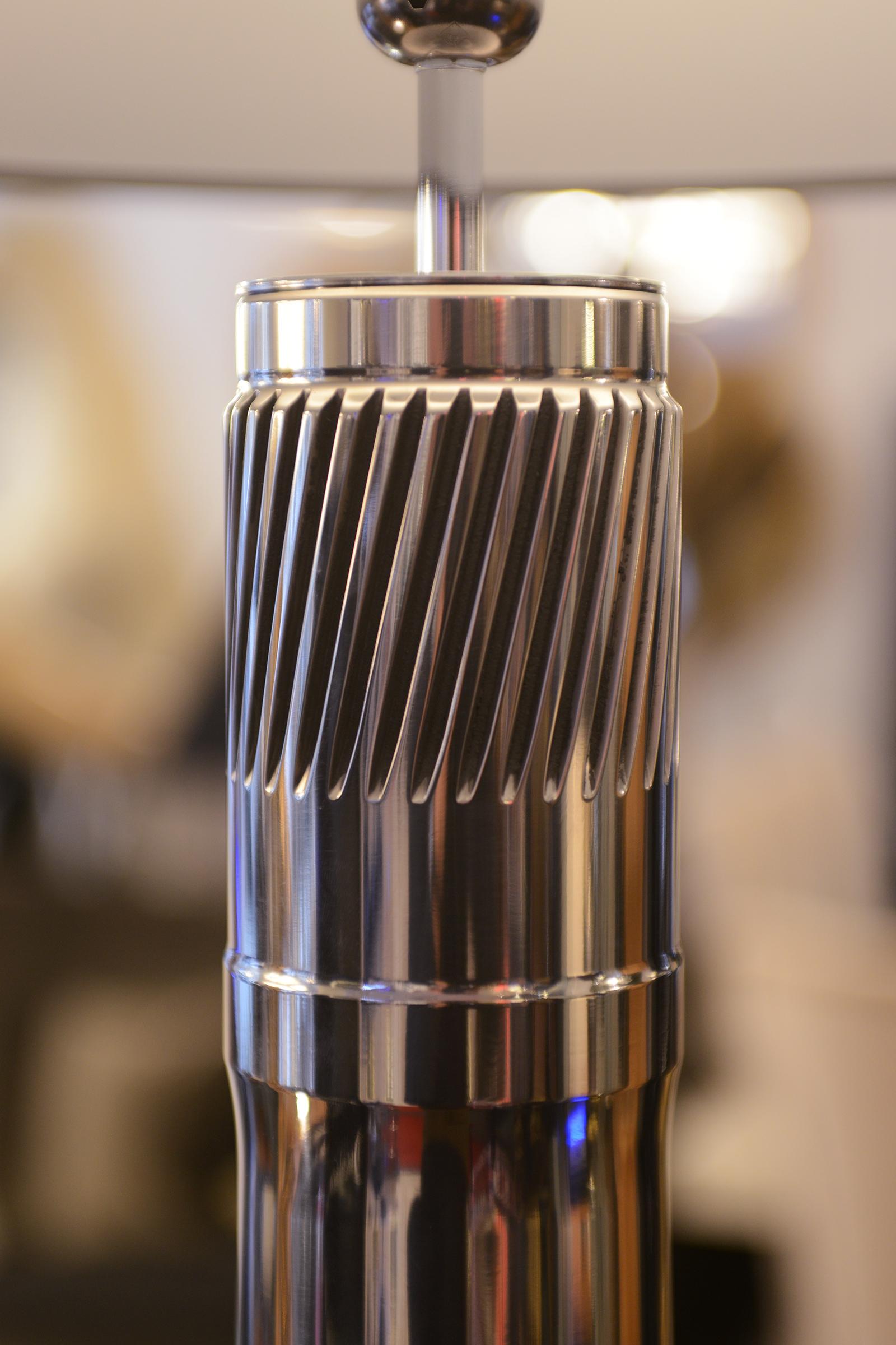 Contemporary CFM56 Turbine Axis Table Lamp For Sale